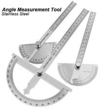 1pc Stainless Steel Angle Meter Protractor Ru...