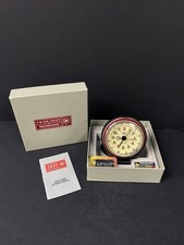 Swiss Army Victorinox Travel Alarm Clock Black With Box Manual & Battery PC