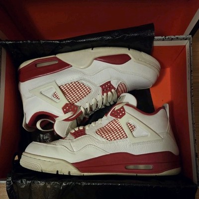 Jordan Air Jordan 4 Retro Alternate 89 White Gym Red 2016 (size 11