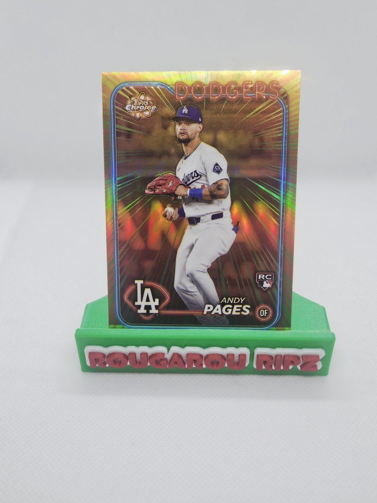 2024 Topps Chrome Update Series - Radiating Rookies Andy Pages #RR-26 (RC)