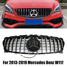 NEW Front Grille w/Star For 2013-2019 Mercedes Benz W117 CLA250 CLA180 CLA200