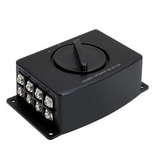 Speaker Selector Switch Box - 2 Way Stereo Speaker Splitter, 10W Max Per Channel