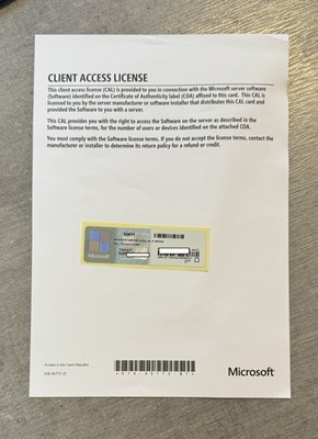 MS Windows Server 2022  5er Device OEM Cals (multilingual)