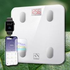 Bluetooth Body Fat Scale, Smart Digital Weight Scale, W/ Smartphone App