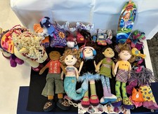Lote grande de muñecas Groovy Girl con mascotas, caballos y accesorios juguete Manhattan