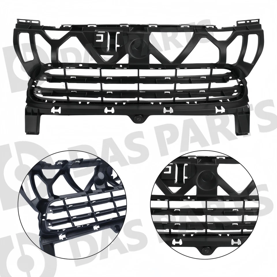 Complete Front Bumper Cover Grille Kit w/Valance Fit 2011-2014 Porsche Cayenne Foto 3 de 4
