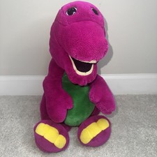 Vtg Dakin Barney Plush 90s 21in Purple Dinosaur