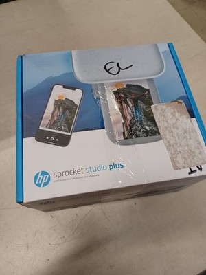HP Sprocket Studio Plus Wi-Fi Portable Printer 4x6  Photo Printer