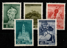 HUNGARY - 1939. Hungary for Hungarians Cpl.Set  MH!! Mi.:593-597.