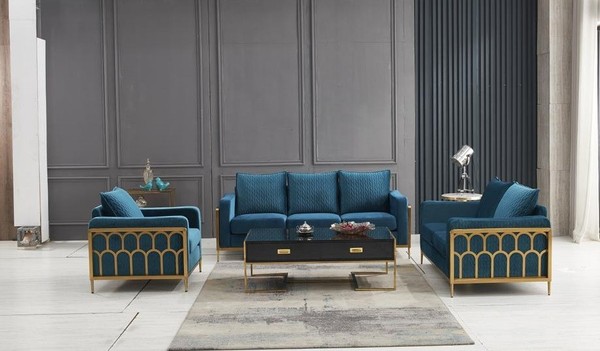 Sofagarnitur 3+2 Sitzer Sofa Sitz Couch Polster Garnitur Moderne Couchen Neu-image
