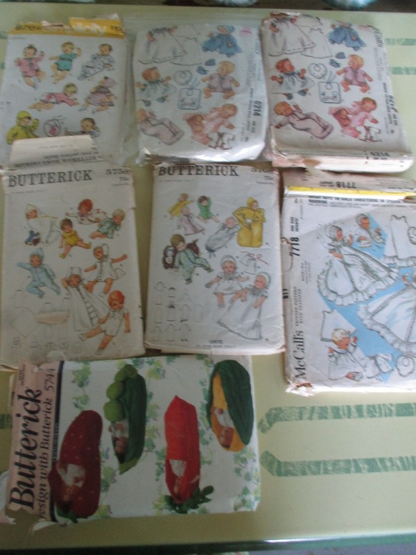 Vintage Sewing Patterns Baby Layettes and Christening Gowns