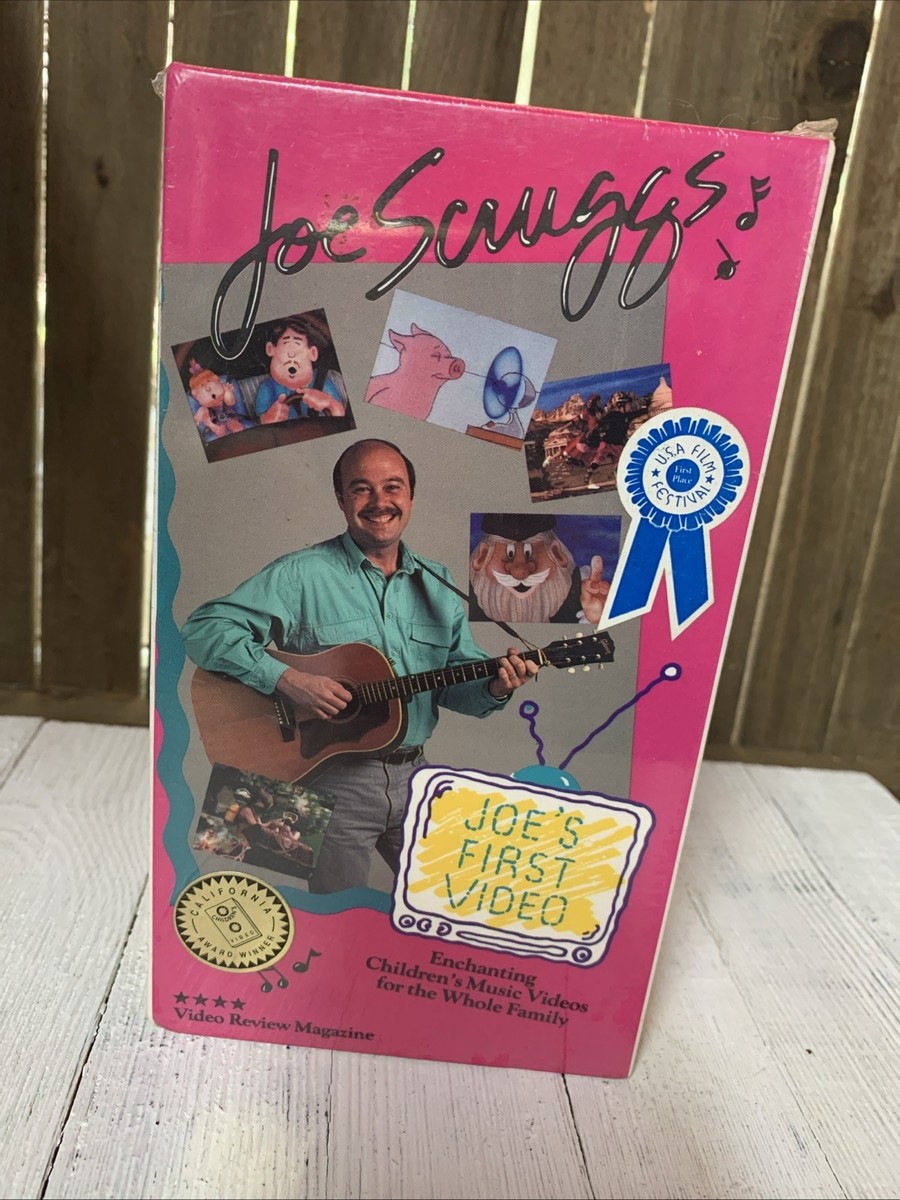 RARE Joe Scruggs Joe's First Video (VHS) CHILDREN'S MUSIC VIDEO