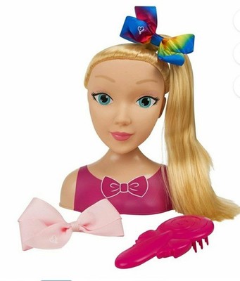 Jojo Siwa 4 Piece Styling Head Playset Includes Brush And Bows New In Box