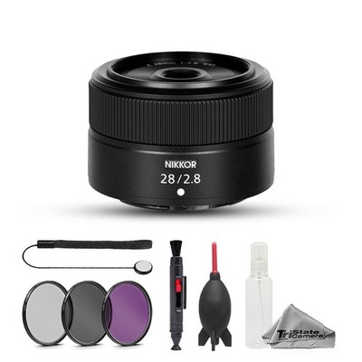 Nikon NIKKOR Z 28mm f/2.8 Lens - 7pc Essentials Bundle