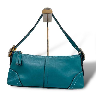 Vintage Coach Baguette Small Bag Blue | eBay 