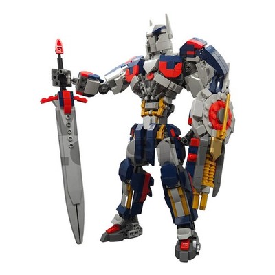 Fully Articulated Mecha Warrior 726 teile Bauklötze-Set Konstruktionsspielzeuge