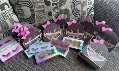 Variety of Styles Mixed Lot of Eyelashes Assorted Styles Various Sizes. 50 New