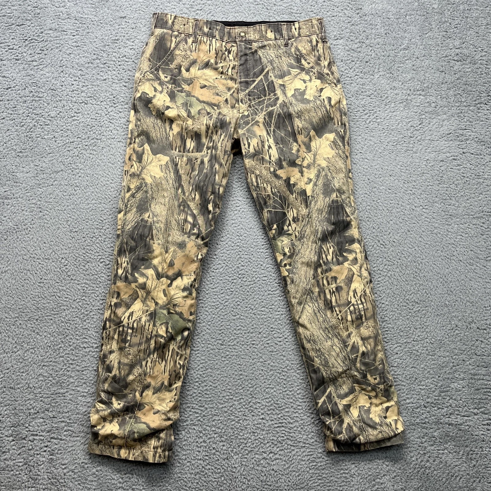 Cabela's Pants Mens 36 Mossy Oak Break-Up Camo Gore-Tex Hunting Waterproof USA