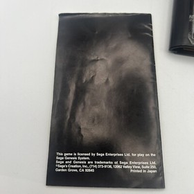 Ka-Ge-Ki Fists of Steel- Sega Genesis - W/ Manual Nice CIB