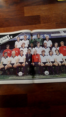 SHOOT 25 AUGUST 1979 SPECIAL 10 YEARS OF SHOOT,DERBY COUNTY TEAM GROUP IN COLOUR