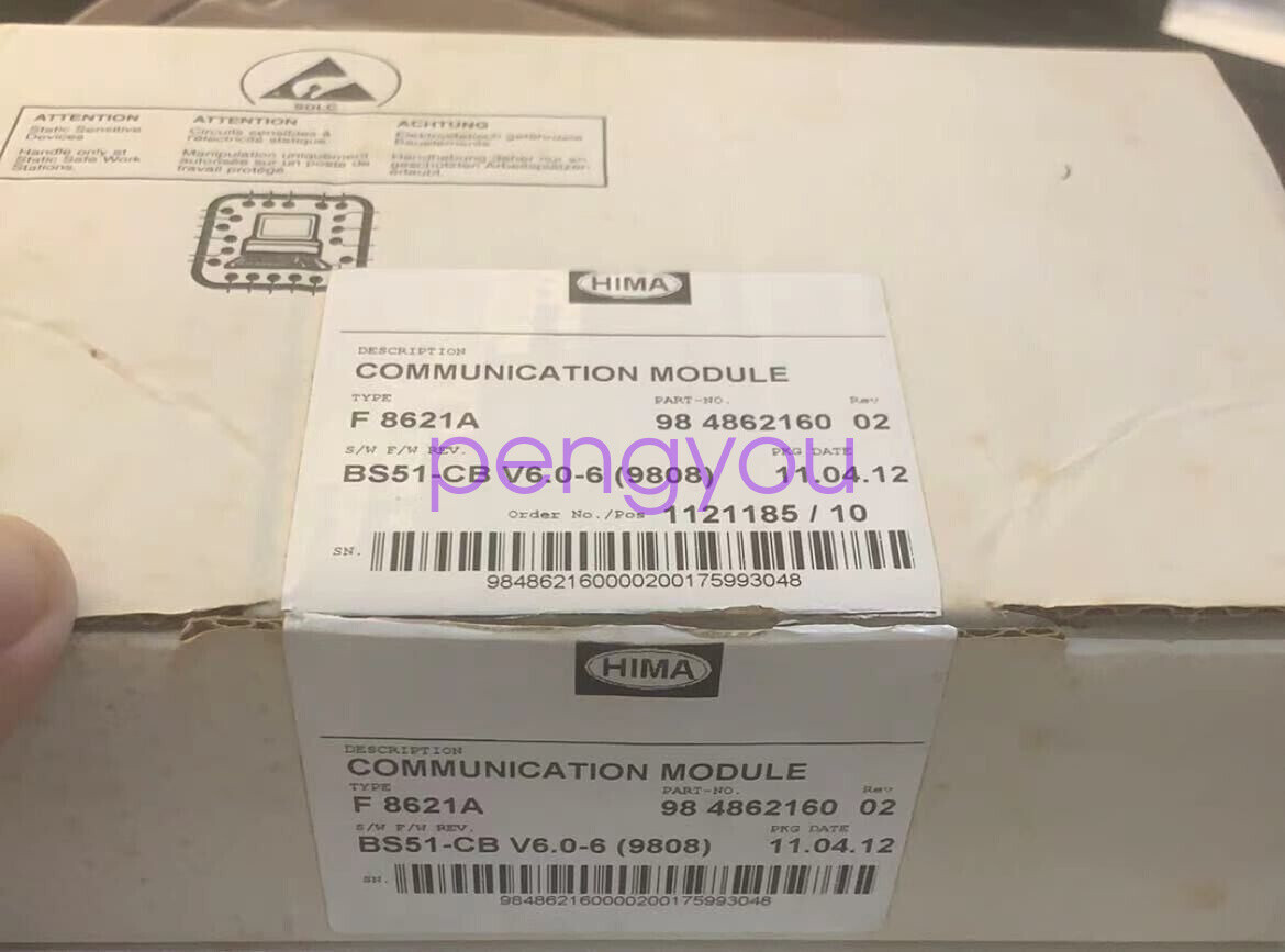 1PC Black Horse HIMA Card F8621A F8621A Brand new Fedex or DHL
