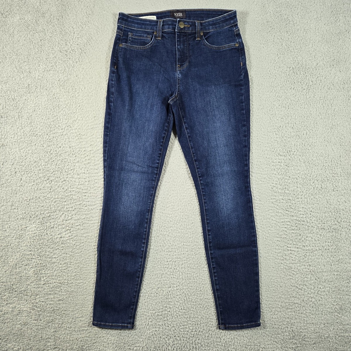 NYDJ Jeans Women 28x28 Blue Ami Skinny Legging Mid Rise Dark Wash Stretch