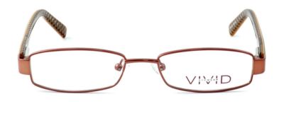 Calabria Viv Kids 117 Designer Blue Light Blocking Reading Glasses in Brown 46mm