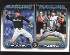 Eli Villalobos / Anthony Maldonado RCOM US305 2024 Topps Update Marlins