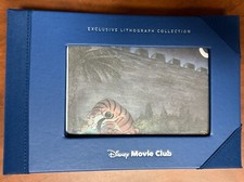 LOT #6: Disney Movie Club (DMC) Lithograph LOT (12) with Binder