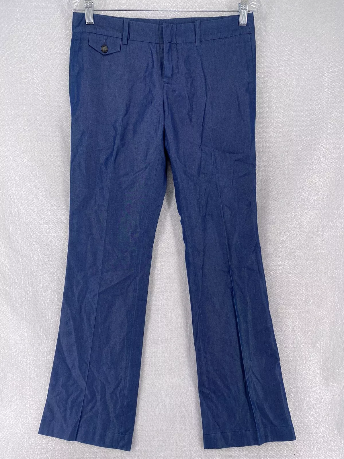 Pantalon femme années 70 Gucci taille 40 Lyocell bleu 