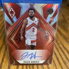 2020-21 Panini Chronicles Phoenix RC Raptors Red Jalen Harris RC Auto