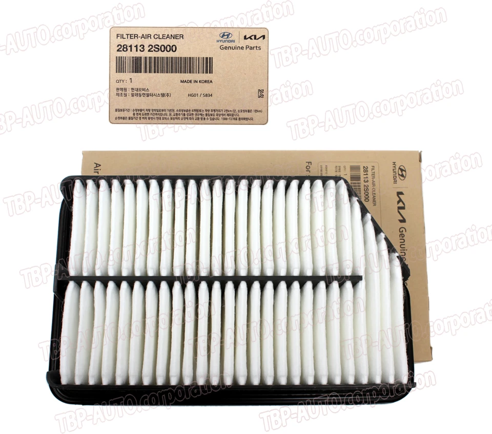 FILTRO DE AIRE ORIGINAL OEM HYUNDAI TUCSON 2011-16 KIA SPORTAGE 281132S000 Foto 2 de 2