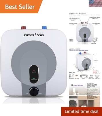 Smart Inverter Mini Tank Water Heater - 1500W Efficient Hot Water Solutions