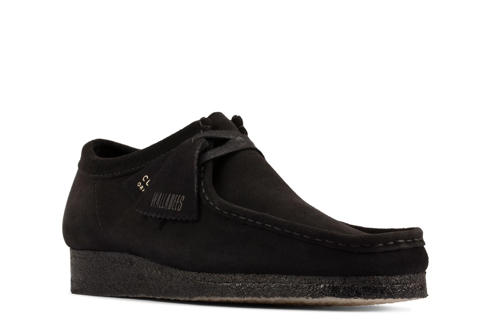 Clarks Originals Men's Black Suede Wallabee 26155519