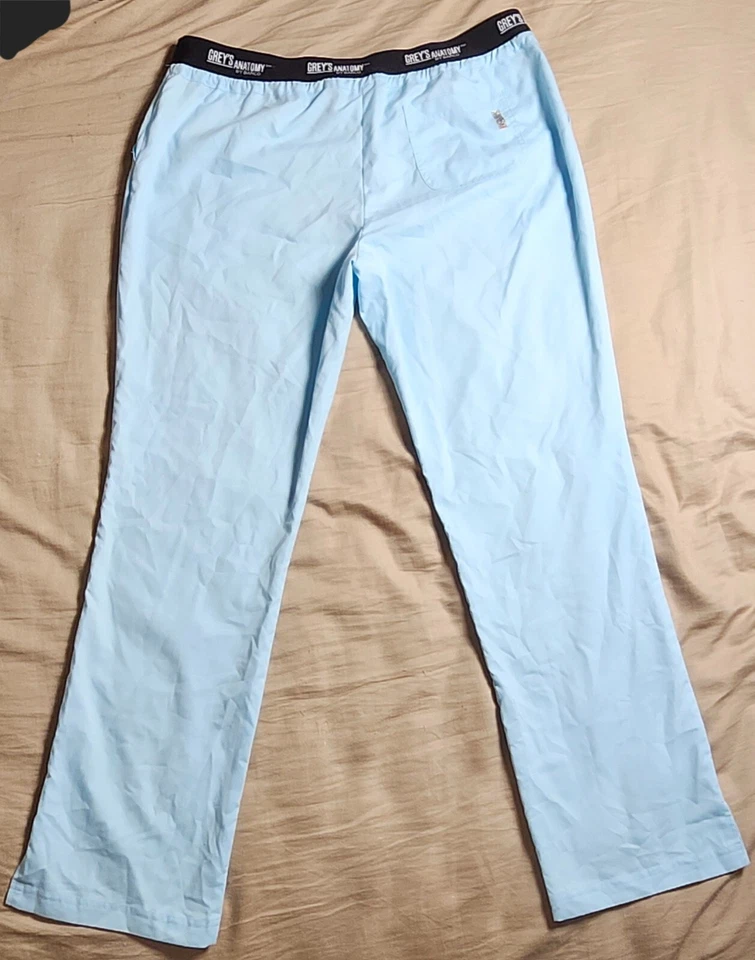 Grey's Anatomy by Barco Color Blue Active Pant Size XL Pocket Drawstring - Image 3 of 4