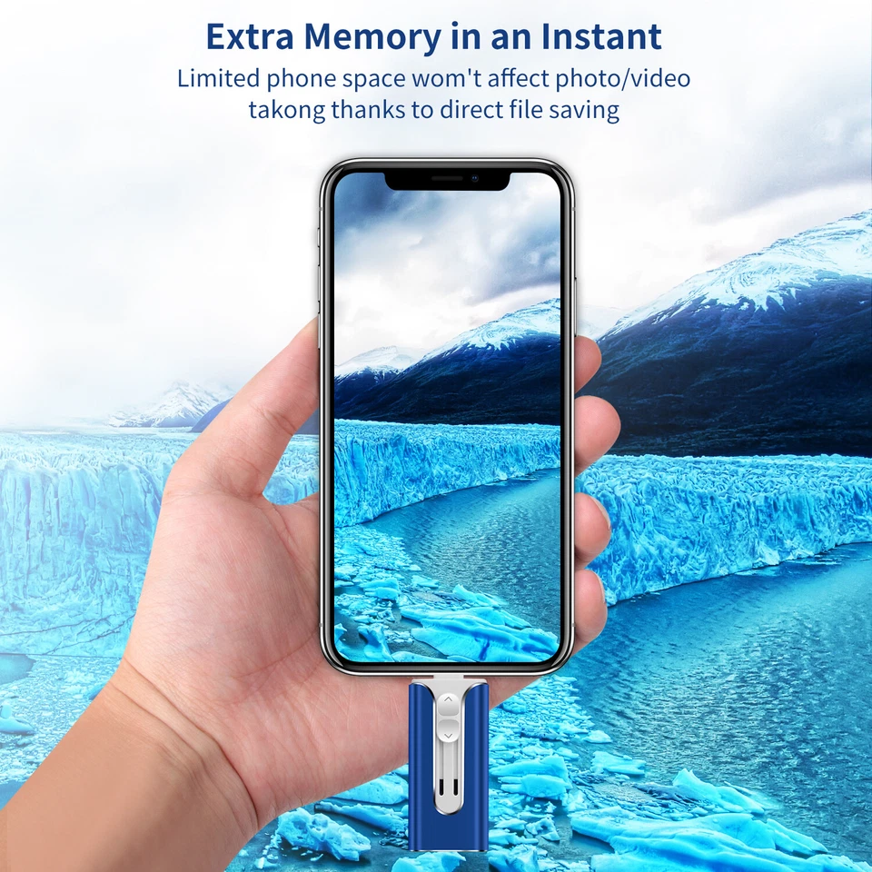 1TB 2TB OTG Flash Drive Photo Stick IOS USB 3.0 Memory U Disk For IPhone iPad - Image 4 of 4