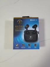 Power to Go Alpha true wireless stereo earbuds - charging case-Bluetooth 5.1 NEW