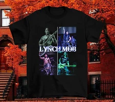 The New LYNCH MOB Member Band Short Sleeve Black All Size Unisex Tee Shirt