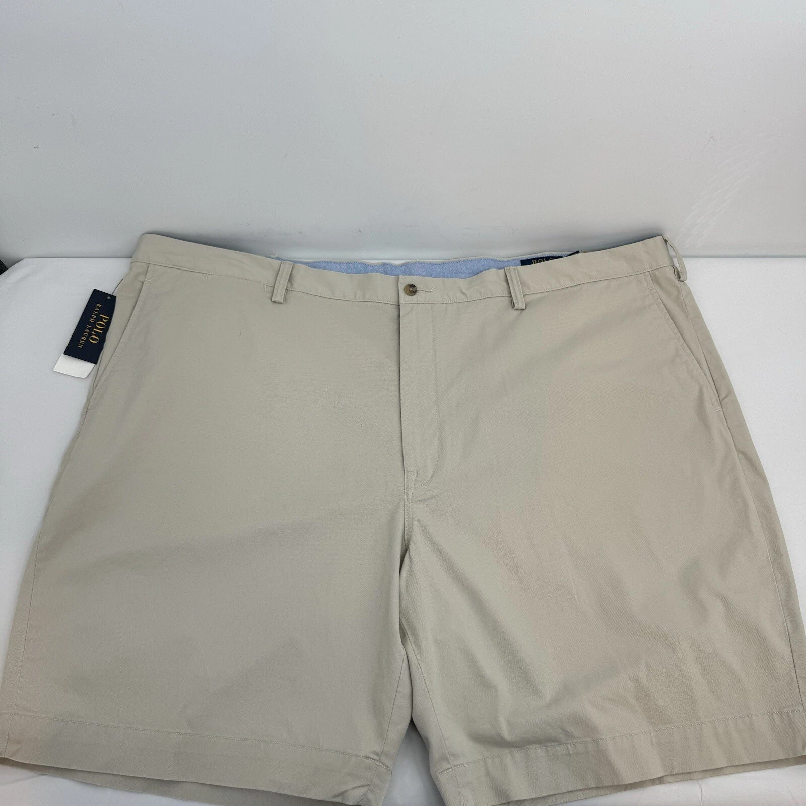 NWT Polo Ralph Lauren Stretch Classic Fit Shorts Men’s 50B Beige Cotton