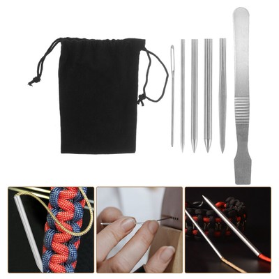 6PCS Diy Fid Fid Lacing Craft Lacing Stitching Making Kit