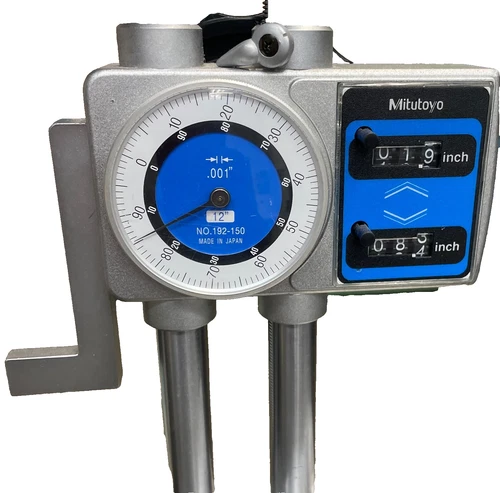 Mitutoyo 192-150 Dial Height Gage 0-12" with Digital Counter USED IN TESTED