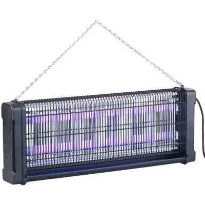 Lunartec UV-Insektenvernichter mit Rundum-Gitter, 2 UV-Röhren, 2.000 V, 40 Watt