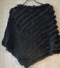 Bcbg Maxazria Fur Asymmetric Cape (one Size)