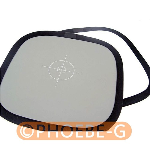 30x30cm PU Foldable 18% Grey White Balance Card Two Sides Double Focus Board - Picture 3 of 4