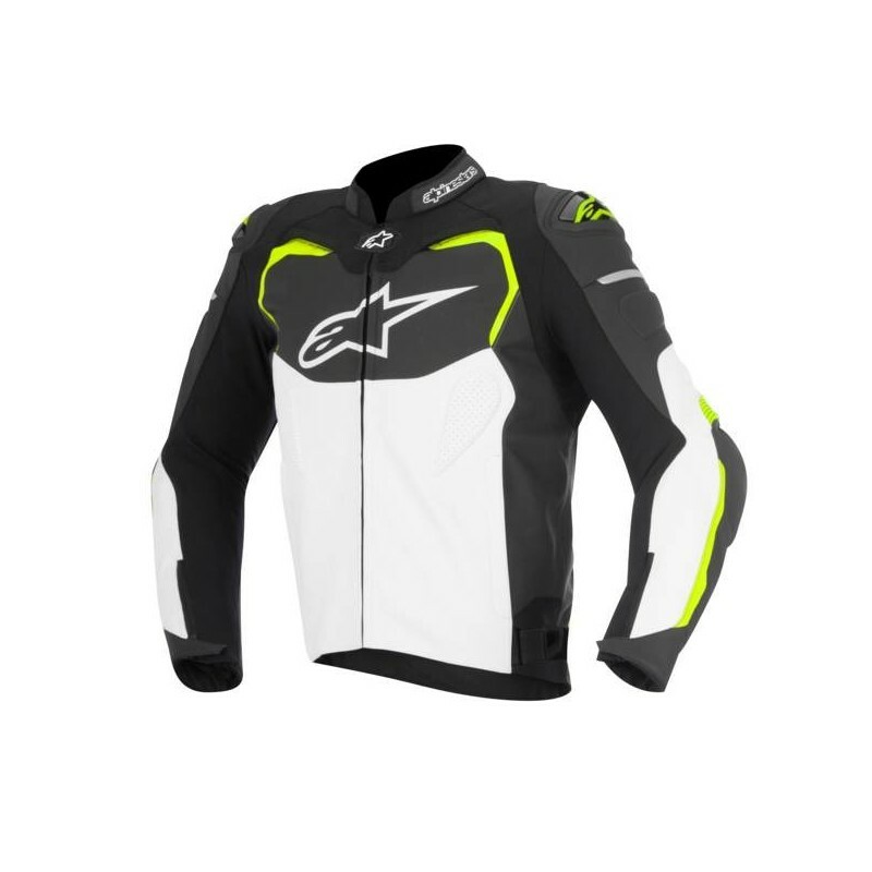 Blouson Alpinestars Cuir GP-PRO de Moto avec Protections Homologuées CE