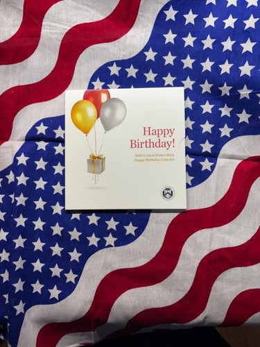2021 S US MINT HAPPY BIRTHDAY COIN SET 5 COINS (ORIGINAL OWNER) **FREE SHIPPING*