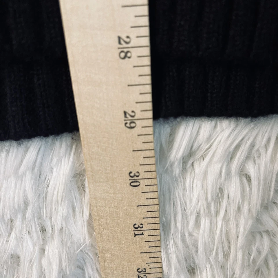 Tasso Elba Mens Cashmere Sweater Med Black Argyle Old Money Grandpacore Golf Y2K - Image 4 of 4