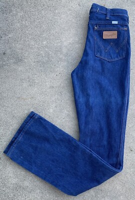 vintage Wrangler jeans Talon zipper 945 DEN 29 X 38 Western Cowboy