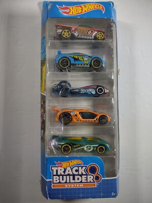 2016 Hot Wheels “Track Builder System” Collectors 5-Pack Die-Cast