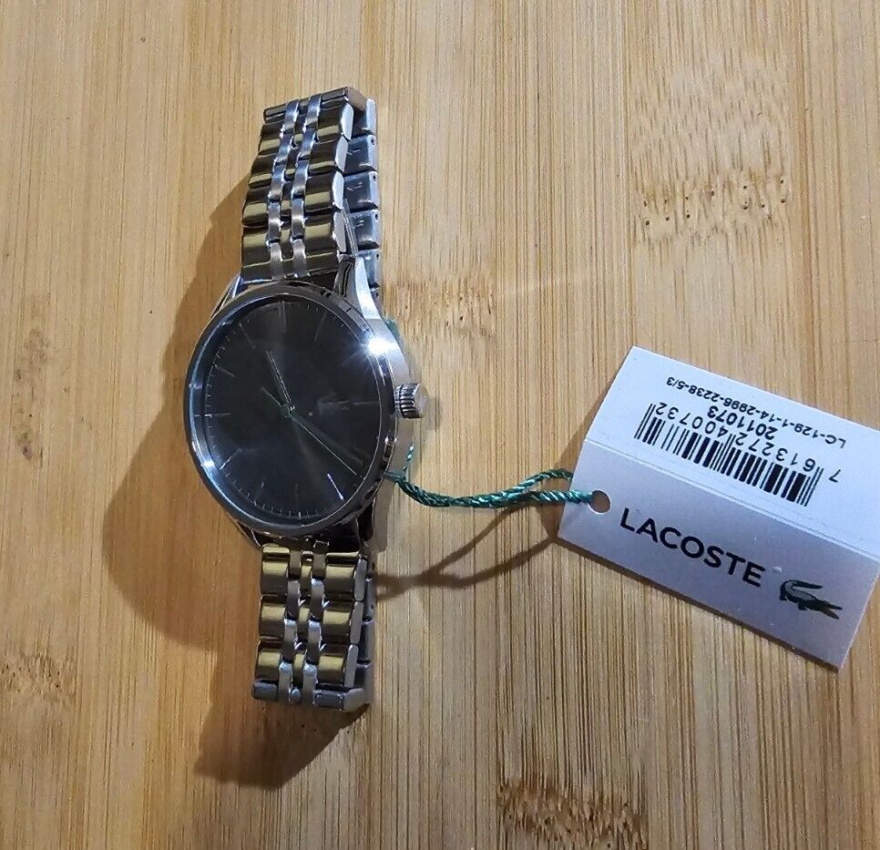 Lacoste 2011073 Men\'s Vienna Steel Bracelet Wristwatch for sale online |  eBay